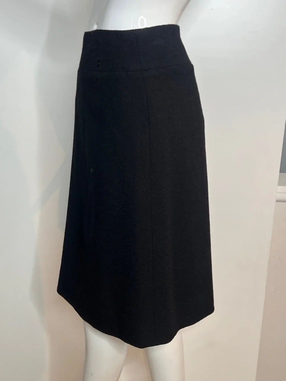 Chanel Sz 42 US 8 Wool Bucle A Line Skirt